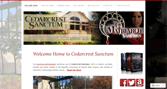 Desktop Screenshot of cedarcrestsanctum.com